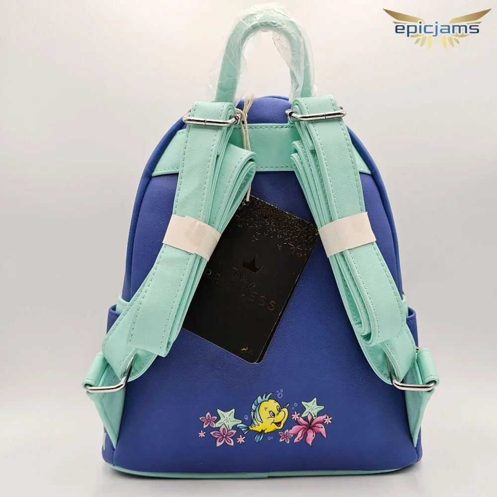 Loungefly Disney The Little Mermaid Under The Sea Mini Backpack - Picture 5 of 9